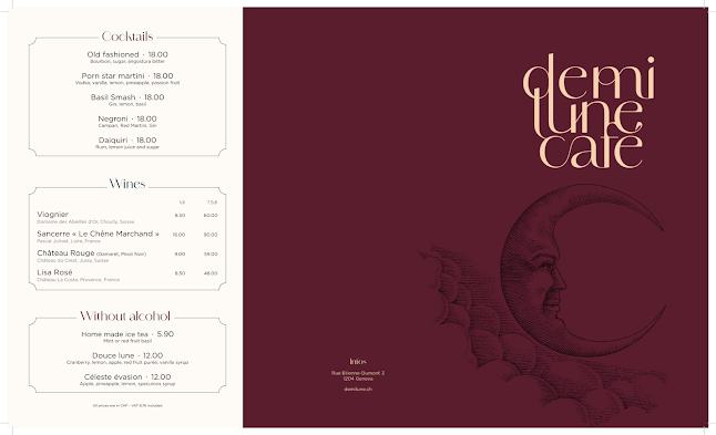 Opinii despre Demi Lune Café în Geneva - Gastronomie und Hotellerie