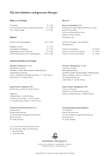 Baselbieter Wein-Galerie GmbH