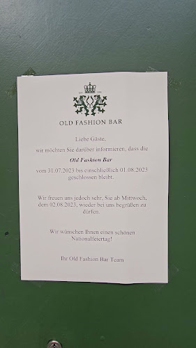 Old Fashion Bar - Zürich