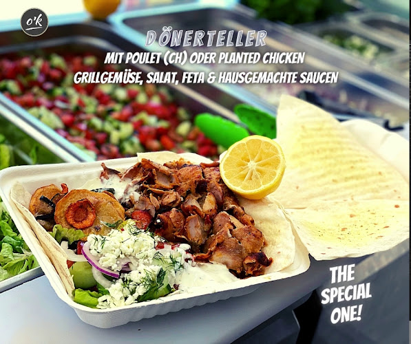 o'k Poulet Gemüsedöner