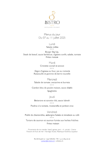 Opinii despre Ô Bistro în Vallorbe - Gastronomie und Hotellerie