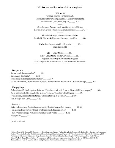 Opinii despre Zum goldenen Fass în Basel - Gastronomie und Hotellerie