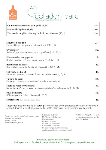 Restaurant Colladon Parc