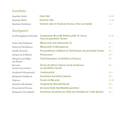 Dolce Vita - Gastronomie und Hotellerie