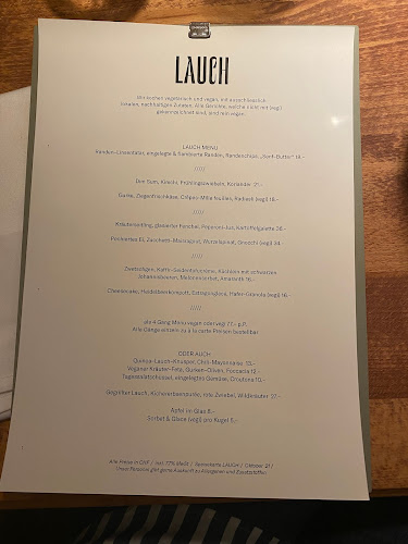 Opinii despre LAUCH în Basel - Gastronomie und Hotellerie