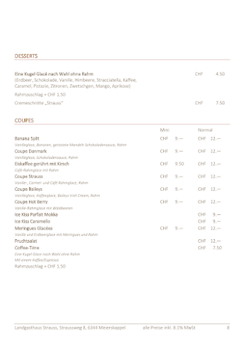 Opinii despre Landgasthaus Strauss în Meierskappel - Gastronomie und Hotellerie