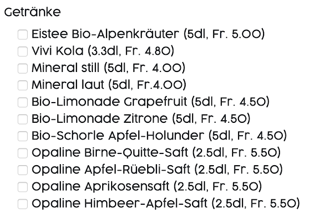 Opinii despre Gleis1 / Café - Kultur - Werkstatt în Nänikon - Gastronomie und Hotellerie