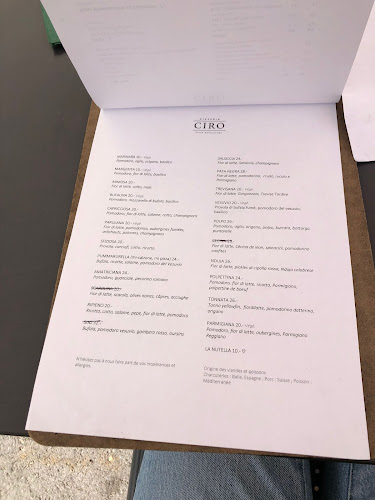 Opinii despre Pizzeria Ciro în Geneva - Gastronomie und Hotellerie
