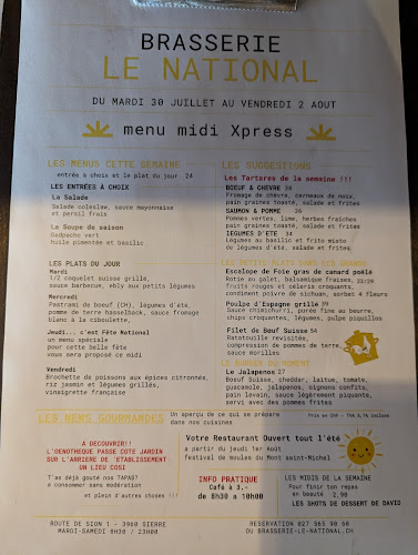 Brasserie Le National - Gastronomie und Hotellerie