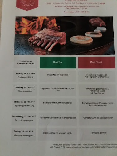 Opinii despre Restaurant Schäfli în Romanshorn - Gastronomie und Hotellerie