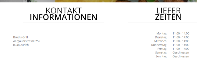 Opinii despre Brudis Grill în Zürich - Gastronomie und Hotellerie