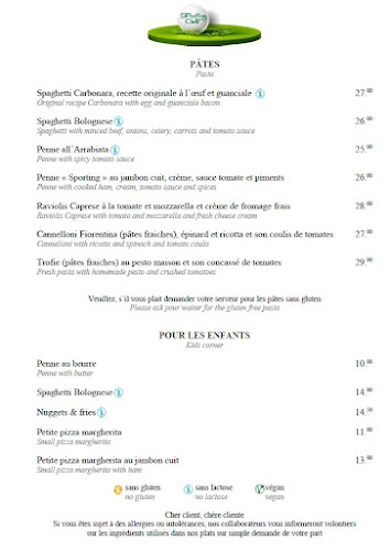 Restaurant Sporting Club