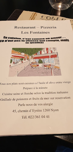 Restaurant Les Fontaines - Nyon