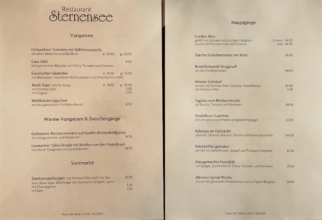 Restaurant Sternensee