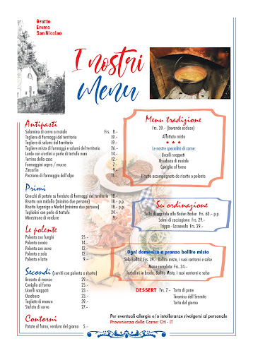 Ristorante-Grotto Eremo S. Nicolao - Somazzo