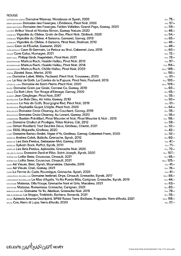 Céleste - Café, Bar, Cave - Gastronomie und Hotellerie
