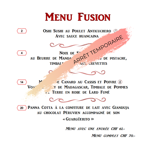 Restaurant La Cordillère - Gastronomie und Hotellerie