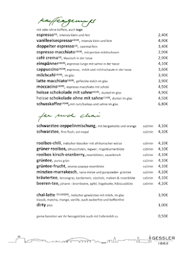 Opinii despre Gessler 1862 - Café - Bar în Herisau - Gastronomie und Hotellerie