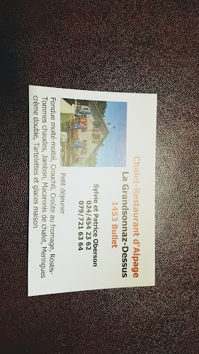 Restaurant la Grandsonnaz-dessus