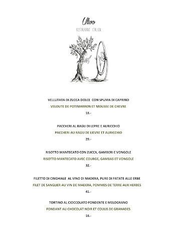 Restaurant italien Ulivo - Gastronomie und Hotellerie