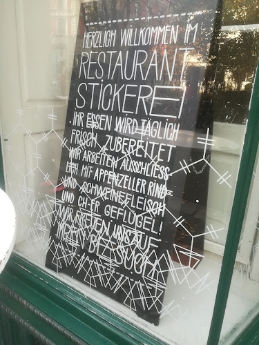 Restaurant Stickerei - Gastronomie und Hotellerie