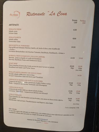 Opinii despre Ristorante la Cena în Marly - Gastronomie und Hotellerie