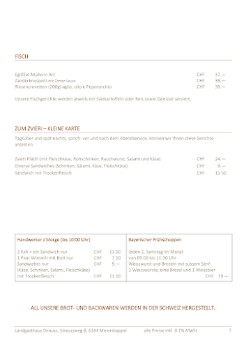 Landgasthaus Strauss - Gastronomie und Hotellerie