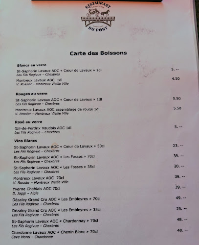 Opinii despre Restaurant du Pont în Montreux - Gastronomie und Hotellerie