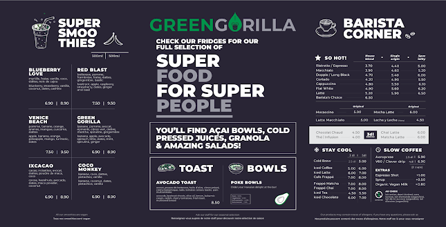 Opinii despre Green Gorilla Café în Lausanne - Gastronomie und Hotellerie