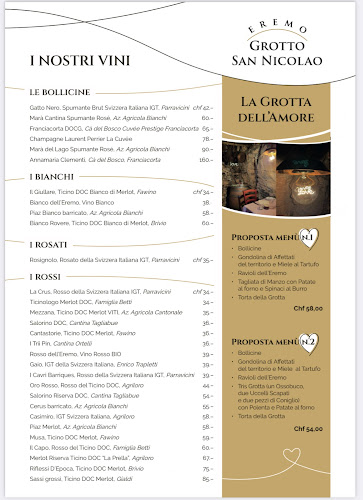 Opinii despre Ristorante-Grotto Eremo S. Nicolao în Somazzo - Gastronomie und Hotellerie