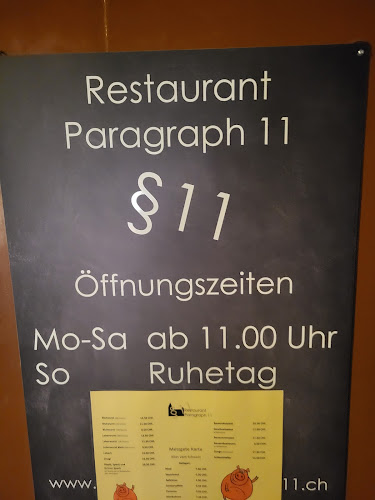 Opinii despre Paragraph 11 în Rapperswil-Jona - Gastronomie und Hotellerie