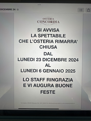 Osteria Concordia