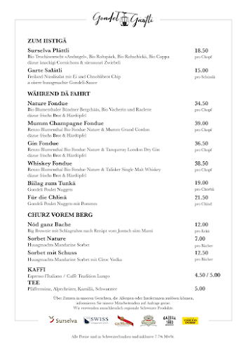 Opinii despre Gondel Gärtli în Zürich - Gastronomie und Hotellerie