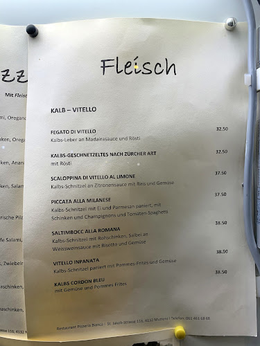 Opinii despre Pizzeria Bianca în Muttenz - Gastronomie und Hotellerie