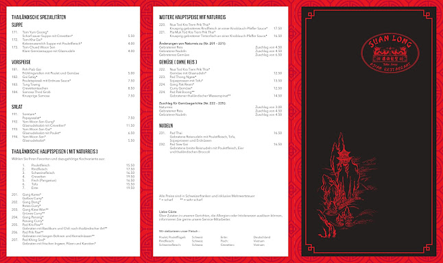 Suan Long - Langstrasse - Gastronomie und Hotellerie