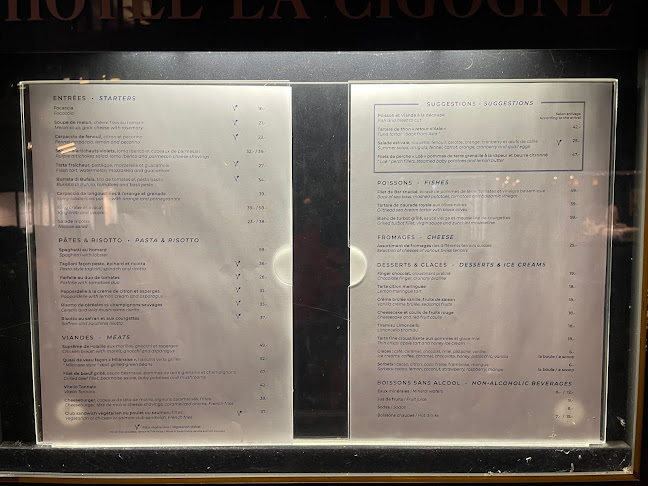 Opinii despre Restaurant de la Cigogne în Geneva - Gastronomie und Hotellerie