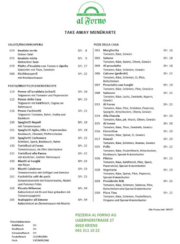 Pizzeria Al Forno AG