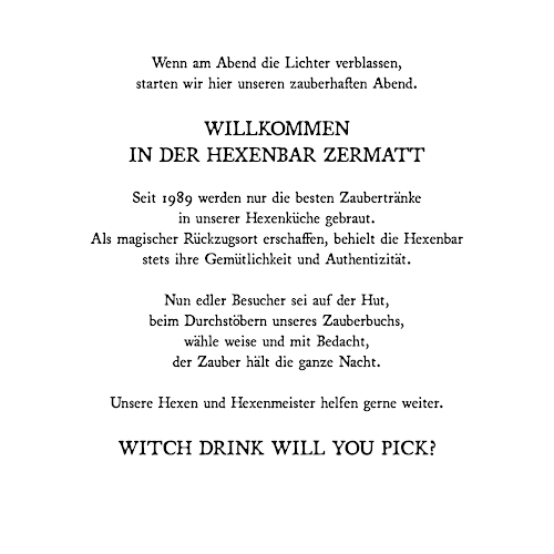 Hexenbar - Zermatt