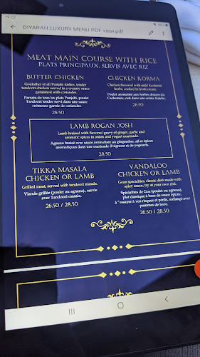 Restaurant GoldenIndia Freiburg/Fribourg "Specialités Indiennes"