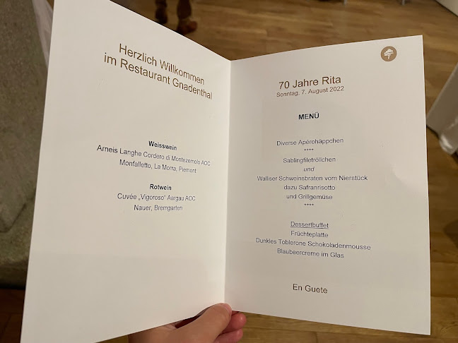 Restaurant Gnadenthal - Niederwil