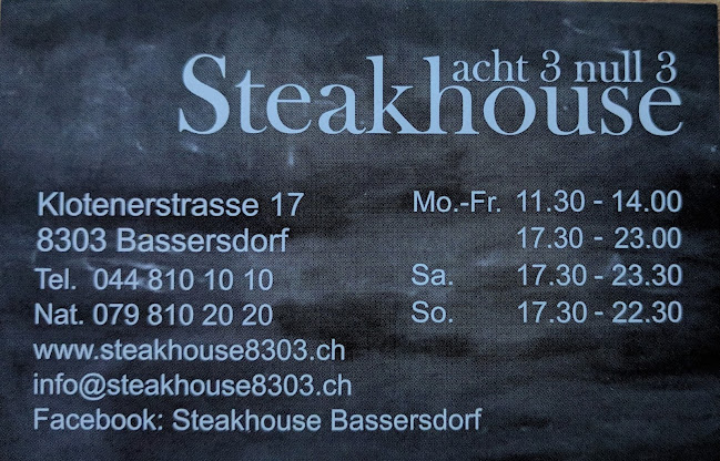 Acht 3 null 3 - Bassersdorf