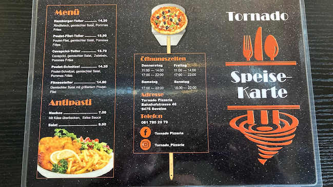 Opinii despre Tornado Pizzeria Sevelen în Sevelen - Gastronomie und Hotellerie