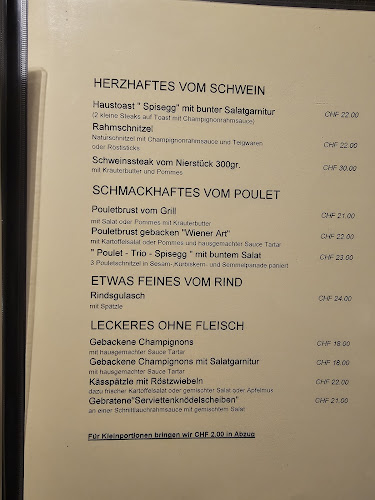 Opinii despre Restaurant Spisegg în Abtwil SG - Gastronomie und Hotellerie