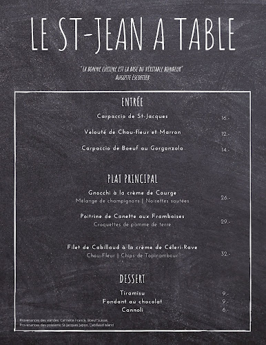 "Le Saint-Jean" Bar et Restaurant - Nyon