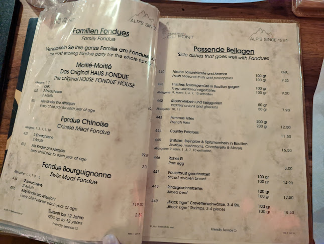 Comentarii opinii despre FONDUE HOUSE DU PONT