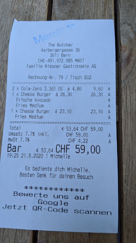 The Butcher Aarbergergasse - Gastronomie und Hotellerie