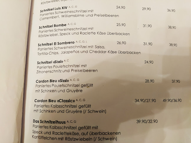 Schnitzelhuus Oerlikon - Gastronomie und Hotellerie