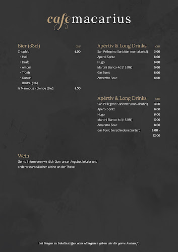 Opinii despre Cafe Macarius în Biel - Gastronomie und Hotellerie