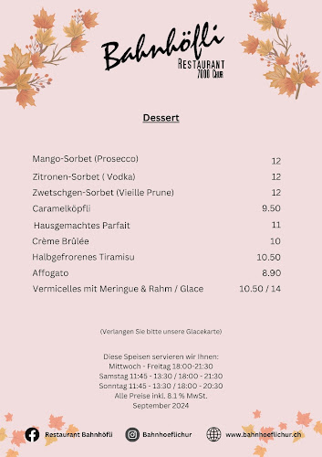 Restaurant Bahnhöfli