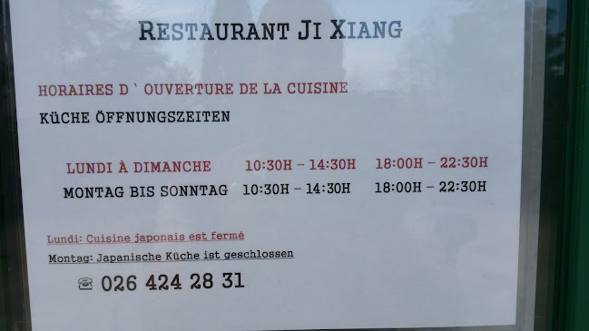 Opinii despre Ji Xiang în Fribourg - Gastronomie und Hotellerie